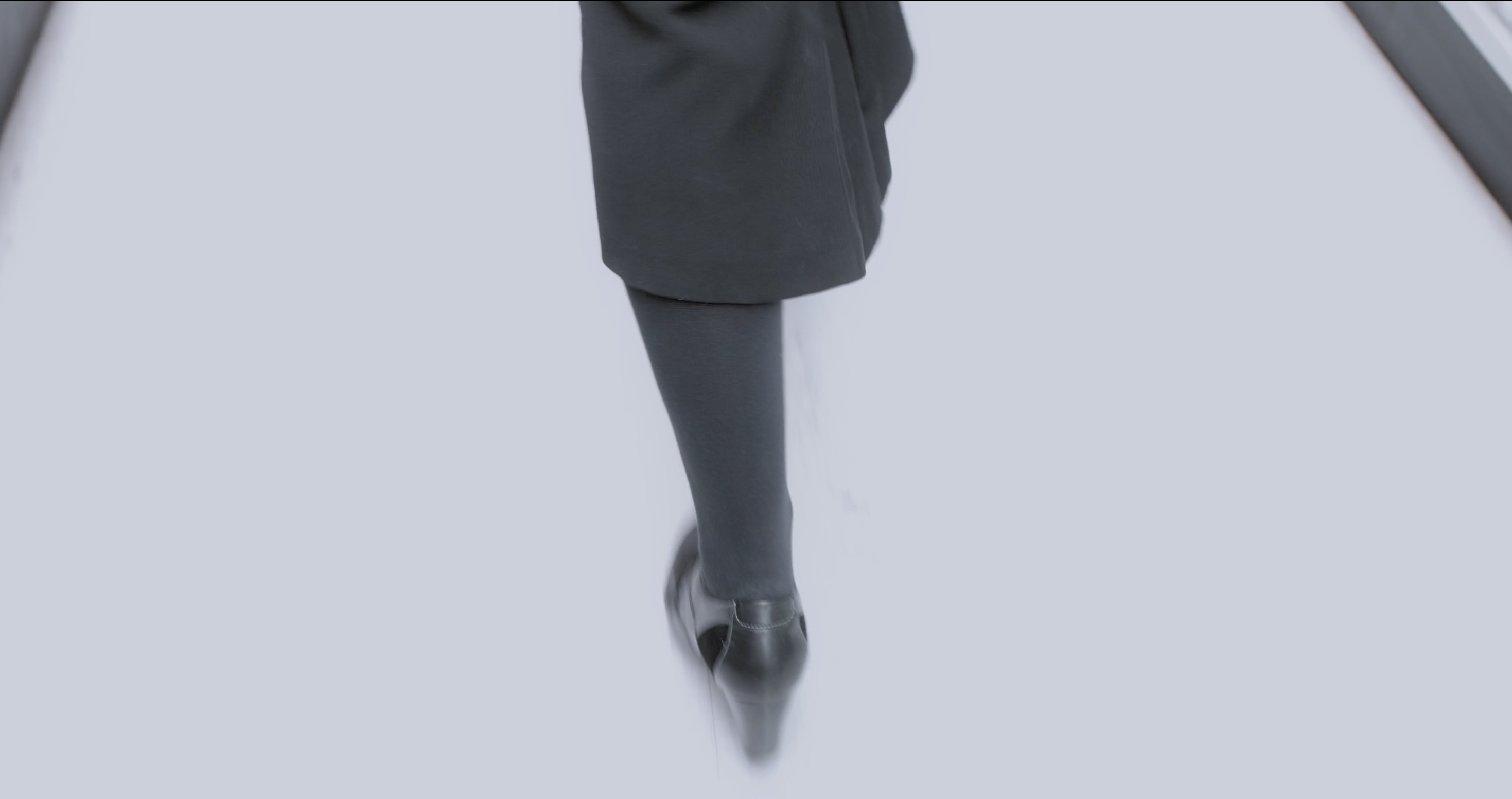 Nona Bucco 07 foot on white floor.